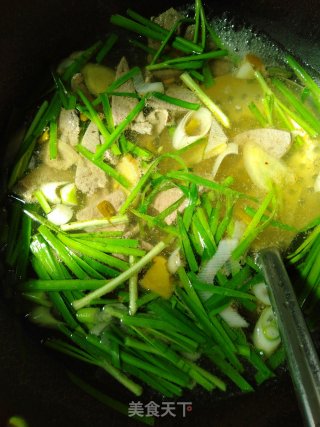 泡菜猪肝汤的做法步骤：7