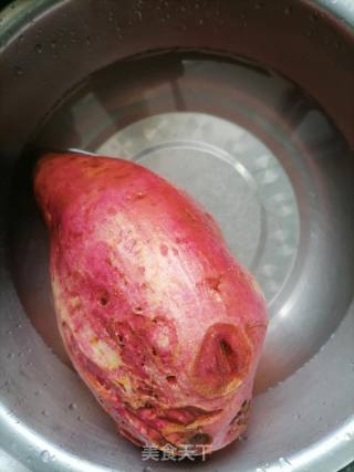 蒸蛋黄红薯的做法步骤：1