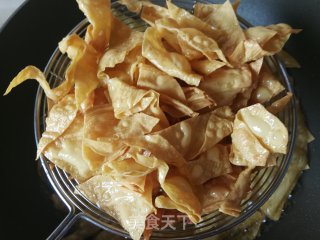 小白菜烩豆腐皮的做法步骤：4