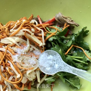 虫草花拌鸽胸肉的做法步骤：13