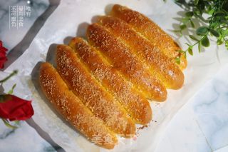 南瓜椰蓉排包的做法步骤：12