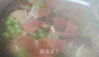 平菇火腿汤的做法步骤：3