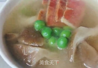 平菇火腿汤的做法步骤：5