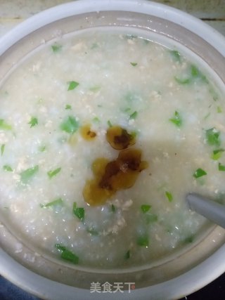 芹菜鸡肉咸粥的做法步骤：5