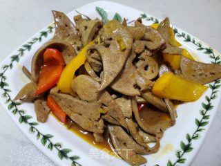 炒猪肝的做法步骤：6