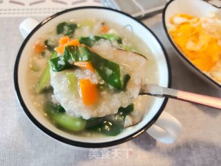 香菇鸡肉粥的做法步骤：9