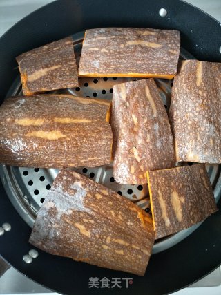 桂花酒酿南瓜豆沙圆子的做法步骤：2