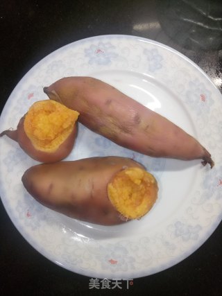 手工红薯牛奶的做法步骤：1