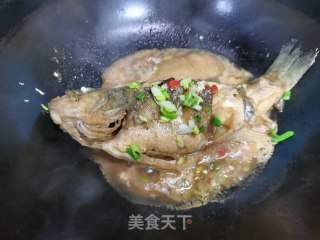 红烧鲈鱼的做法步骤：7
