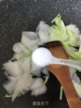 “白菜”白菜炒猪肝的做法步骤：12