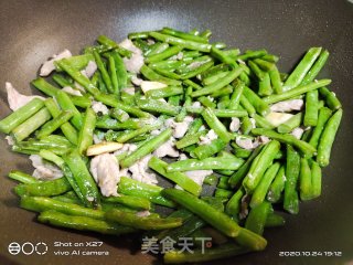 四季豆烧肉的做法步骤：8