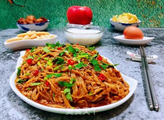孜然麻辣金针菇的做法步骤：15