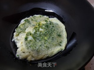 青椒炒鸡蛋的做法步骤：5