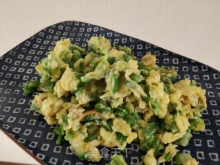 青椒炒鸡蛋的做法步骤：7