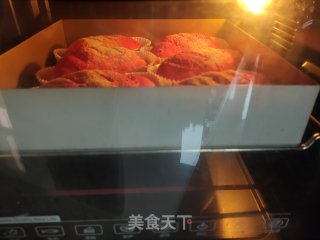 火龙果麻薯软欧包的做法步骤：26