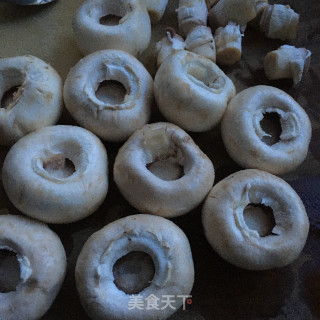 香煎口蘑的做法步骤：2