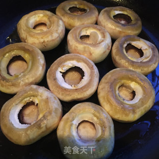 香煎口蘑的做法步骤：5