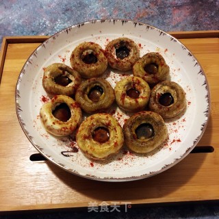 香煎口蘑的做法步骤：10
