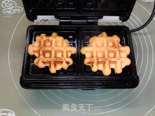 比利时红薯华夫饼的做法步骤：11