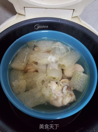 竹荪炖鸡汤的做法步骤：5
