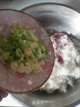 水晶虾饺的包法（以包水饺来代替）的做法步骤：7