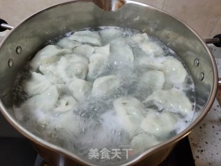 猪肉韭菜三鲜饺子的做法步骤：16