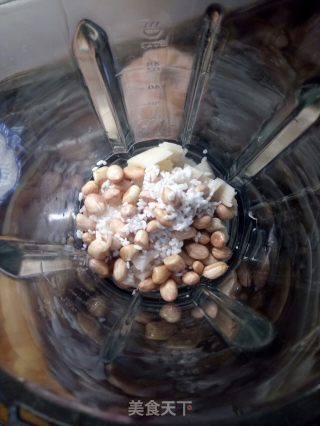 莲藕花生米糊的做法步骤：2