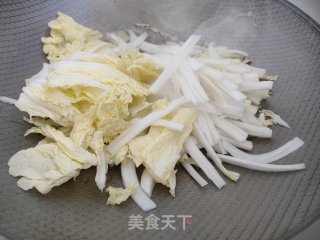 菌菇白菜蛋花汤的做法步骤：7