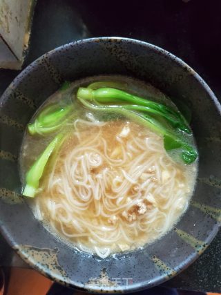 肉末榨菜汤米粉的做法步骤：6