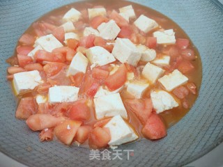 番茄炖豆腐的做法步骤：6