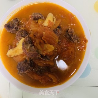 家常番茄焖牛腩的做法步骤：9