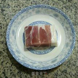 咸肉芦笋炒饭的做法步骤：2