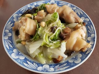 猪蹄白菜炖粉条的做法步骤：7