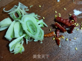 香辣粉丝圆白菜的做法步骤：3