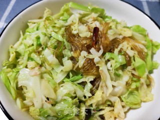香辣粉丝圆白菜的做法步骤：9