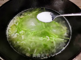 虾皮萝卜丝汤的做法步骤：8