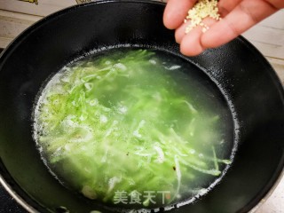 虾皮萝卜丝汤的做法步骤：9
