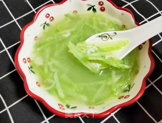 虾皮萝卜丝汤的做法步骤：11