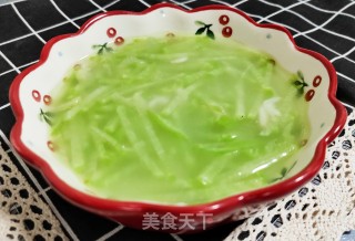 虾皮萝卜丝汤的做法步骤：12