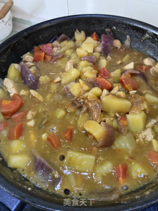 咖喱土豆鸡肉饭的做法步骤：14