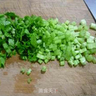 香芹素火腿炒饭的做法步骤：5