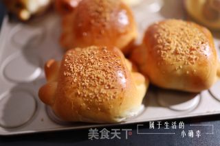 牛奶面包卷的做法步骤：15