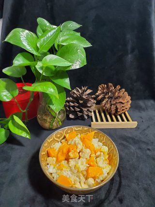 鸡肉南瓜焖饭的做法步骤：8
