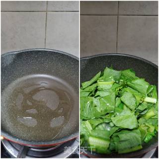 蒜末炒甜麦菜的做法步骤：3