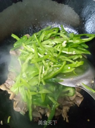 青椒鸡胗的做法步骤：5