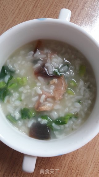 皮蛋芥菜瘦肉粥的做法步骤：8