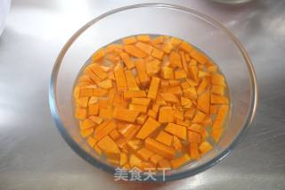 栗子松子山药南瓜羹的做法步骤：2