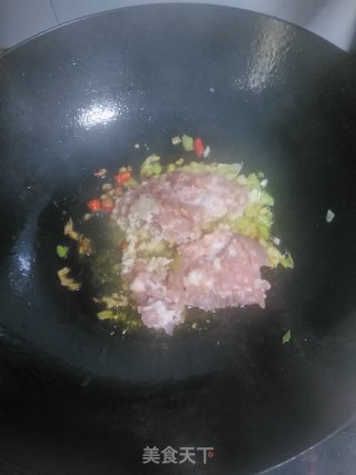 萝卜干炒肉末的做法步骤：7