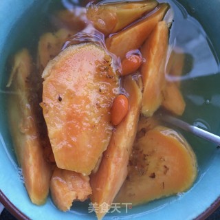 桂花烟薯糖水的做法步骤：7