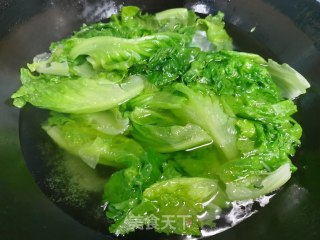 白灼生菜的做法步骤：6